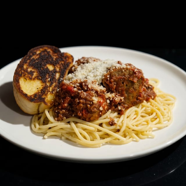 Spaghetti 'N Meatballs.