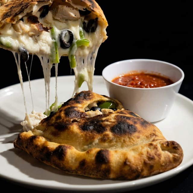 Ya Habibi Spinach Calzone.