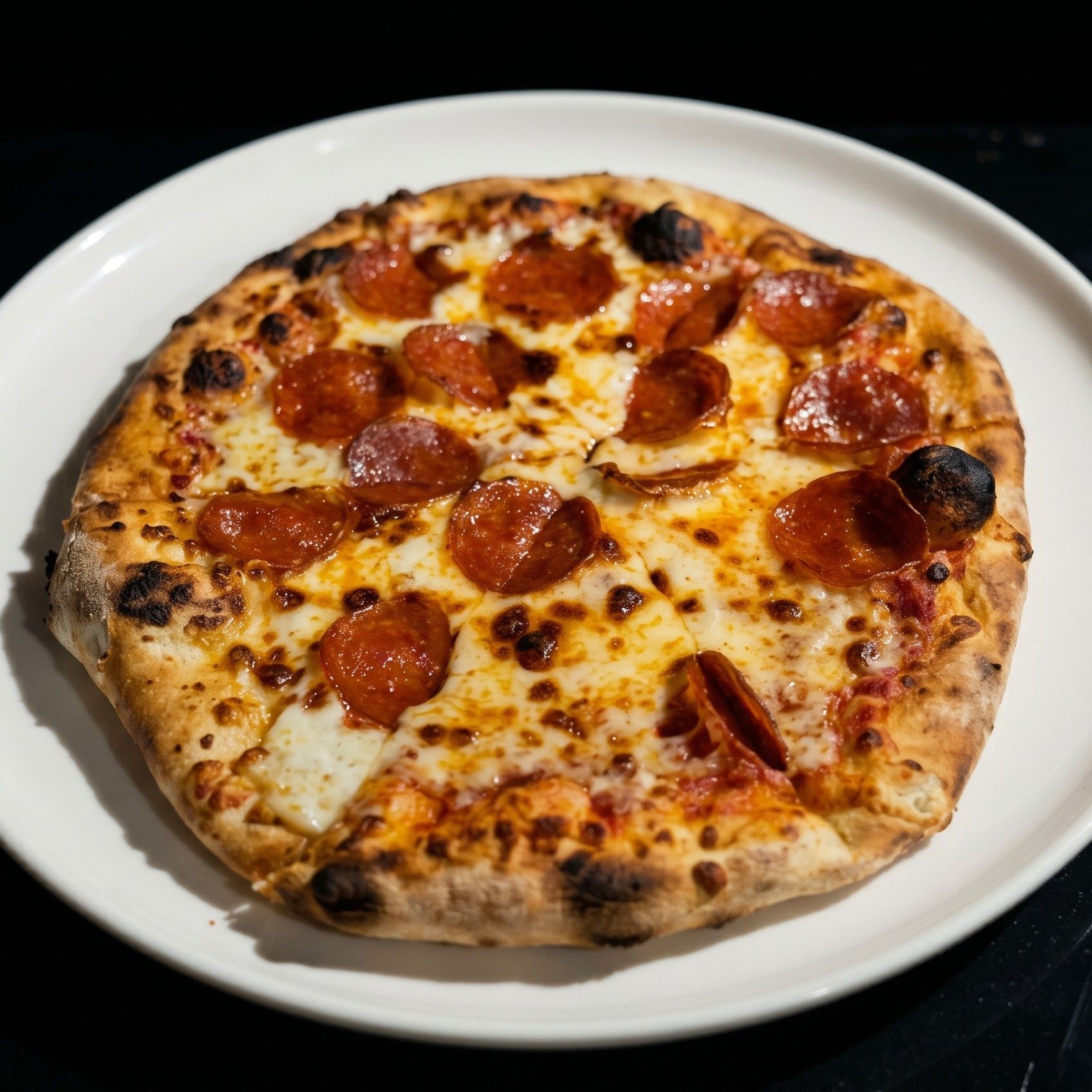 14" Pepperoni Pizza.