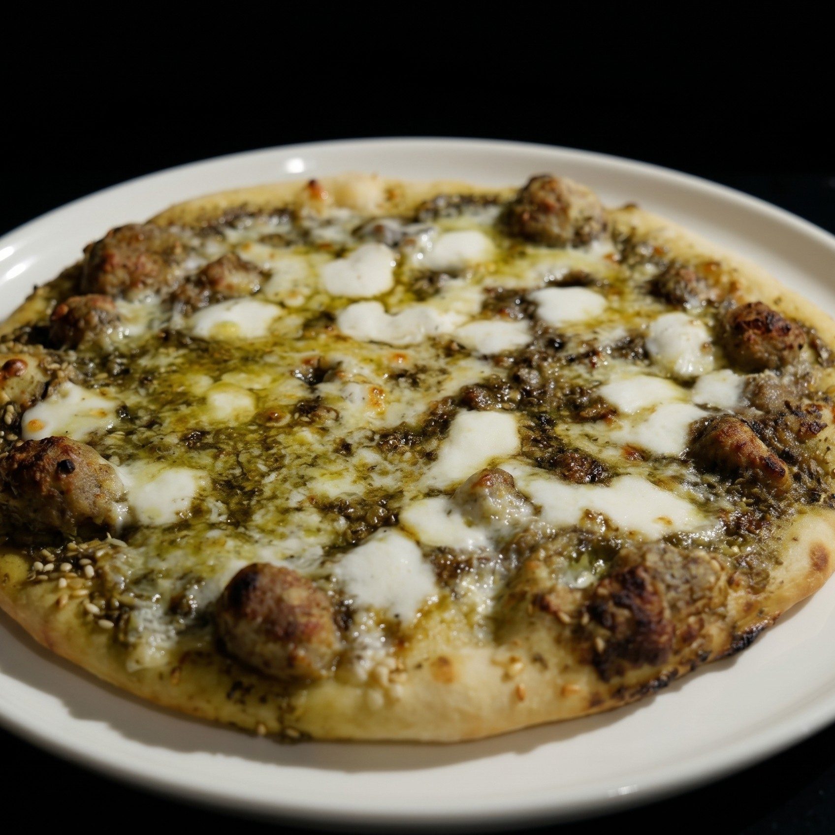 16" Double Cheese & Zaatar.